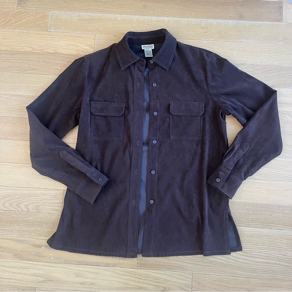 Suede brown shirt
